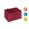 Lavea Set of 10 Elena Terry Series Washcloths, 15 x