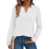 Binshre Women's Long Sleeve Tops V Neck Casual Tee Shirts