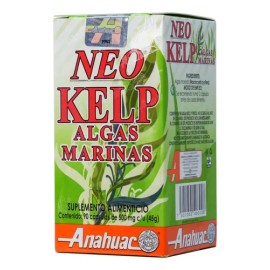 Suplemento Cápsula Anahuac Suplementos Algas Marinas Frasco