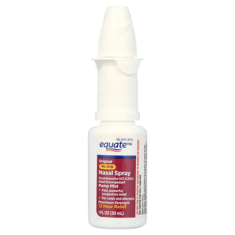 Equate Original No Drip Nasal Spray Maximum Strength Pump Mist