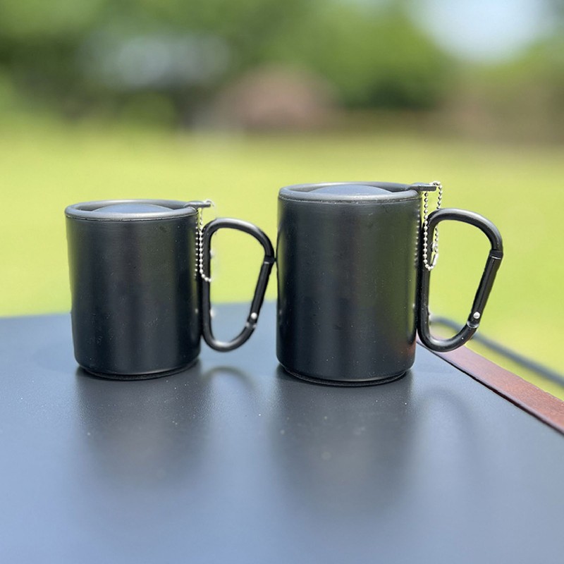 Stainless Steel Water Cup Double Layers Slip Resistant Practical Insulated