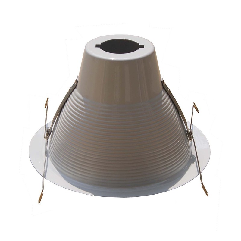 6" Deep Self Flange Air-Shut Baffle Trim for Line Voltage