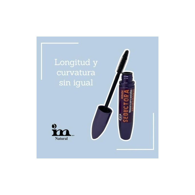 Rimel IM Natural Mirada Seductora color negro. Máscara para pestañas