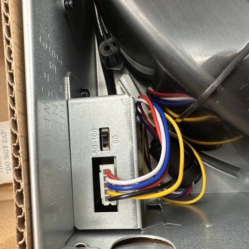 Broan-NuTone Broan Bathroom Ventilation Fan LP50100DC LO PROFILE 50-80-100 CFM