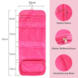 Toiletry Bag, Pink colour, simplicity