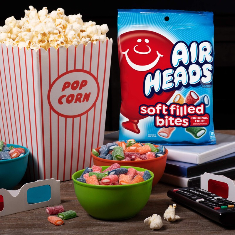 Airheads Soft Filled Bites, Halloween Trick or Treat Candy, Assorted