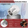Kozelo 2pcs 3/4" Female NPT to 1/2" Female NPT Solid