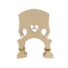 Yinfente 3/4 Upright Bass Bridge Maple Adjustable Bass Bridges Double