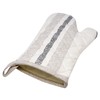 Lashuma 2 x baking gloves, cotton, barbecue gloves, rustic beige