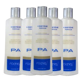 Pack 5 K Sisteme Formule Keratina + Colageno 250ml Fochev P