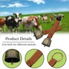 WUMUZAI 2 Pack Small Cow Bell for Dog Collar, Loud