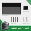 RVINGPRO RV Awning Shade Screen with Zipper 9' x 15'3'',