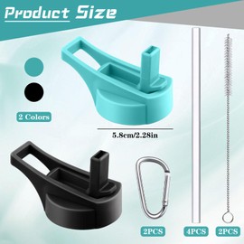KUBDPQOR Premium Straw Lid Cap Compatible with A Must-Have for Your Gym and Travel Needs
