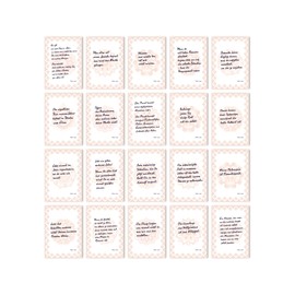TypeStoff Pack of 20 Postcard Saver Set - Dalai Lama - DIN A6, 20 Different Designs with Sayings, Quotes and Aphorisms - PK-00680