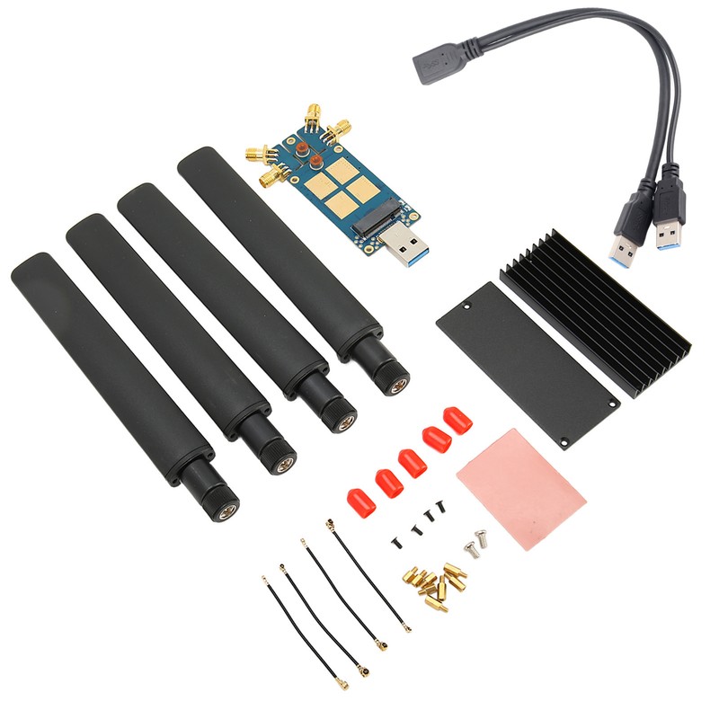 5G DONGLE Expansion Board 4 Antennas Aluminum Alloy ABS USB3.1