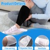 ZORVUJI 2 Pieces Compression Stockings Open Toe Sock Dressing Aid