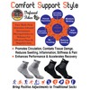 Multi-Task Ankle Compression Socks w/Moisture-Wicking Germanium Infused Fiber + CoolMax