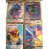 Pokémon 3D Gold Fan Art 4 cards LotNM