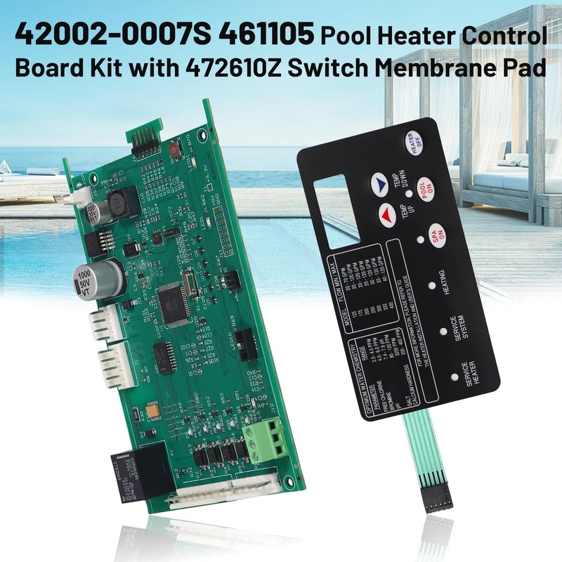 42002-0007S Pool Heater Control Board Kit Compatible with Pentair MasterTemp