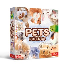 Trefl - Pets & Friends – Family Card Game, Pets, Family Game for Animal Lovers, Full of Plot Twists, for Adults and Children Aged 6 and Over