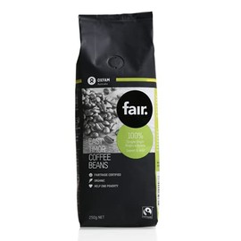 Oxfam fair Coffee Beans Fairtrade Organic East Timor 250g