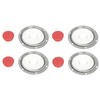 4 Pack of TORQUE Hubcap 3595995 Hub Cap Window Kit