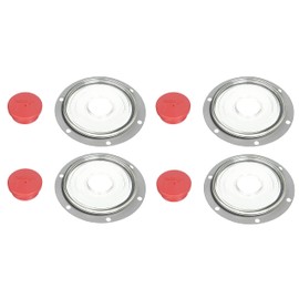 4 Pack of TORQUE Hubcap 3595995 Hub Cap Window Kit for 4009 (Replaces Stemco 359-5995) (4 x TR3595995)