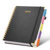 FREBLASO 5 Subject Notebook with Removable Dividers Tabs, 300 Pages