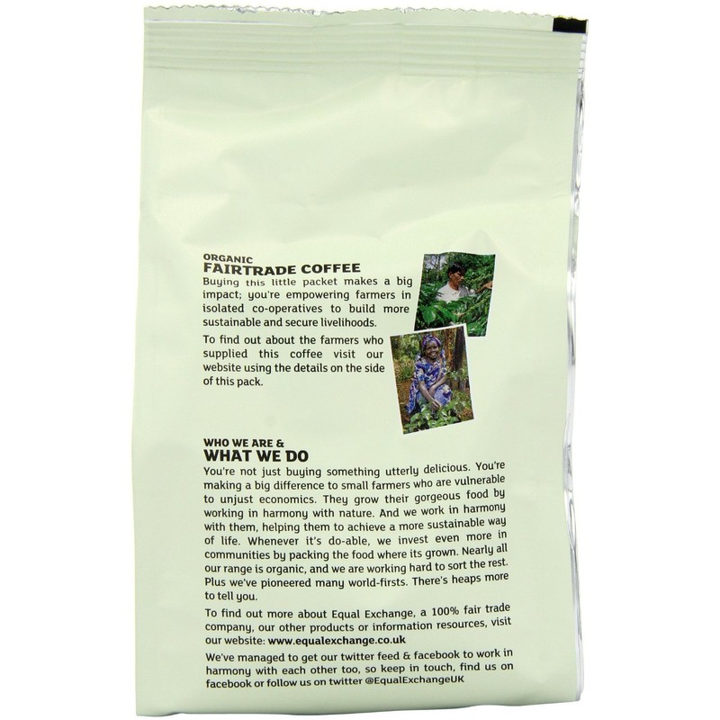 Organic & Fairtrade Dark City Roast And Ground Coffee- 227g