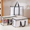 Transparent Storage Bag for Bedding and Clothing – Spacious Rectangular