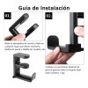 Soporte Giratorio Para Auriculares Gancho Gaming Con Cilp Hu
