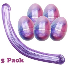 Anditoy 5 Pack Slime Eggs Stress Relief Toys Easter Eggs for Kids Boys Girls Christmas Stocking Stuffers Gifts Party Favors(Blue+Pink+Purple)