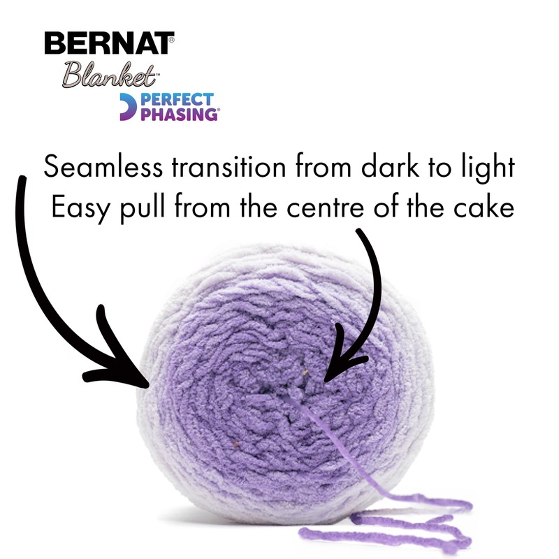 Bernat Blanket Perfect Phasing - 2 Pack of 220 Yards/10.5