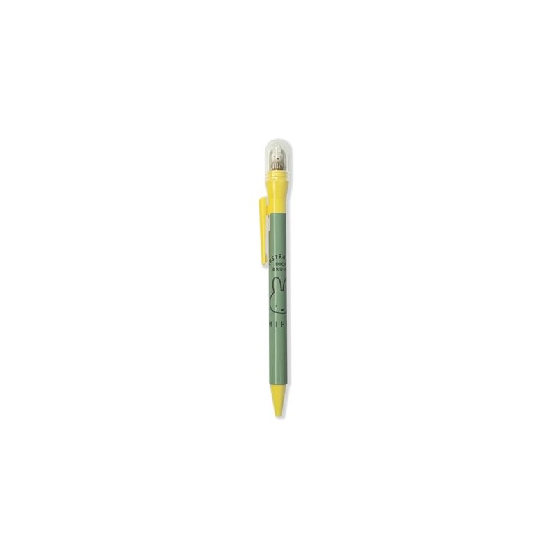 Square Miffy Permanent Ballpoint Pen 0.7 Kururin Ballpoint Pen, Yellow