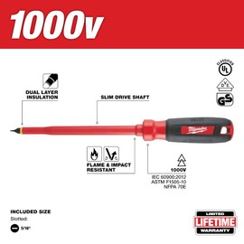 Milwaukee 48-22-2222 5/16" Slotted 6" Insulated