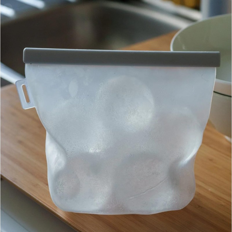 NAISU Clear Ice Silicone Storage Bag