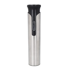 BarCraft Stainless Steel Electric Corkscrew, Gift Boxed, Silver