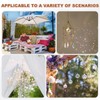 50-Pack Crystal Icicle Prisms, 34mm/1.34 Inch Chandelier Pendant Maker Hanging