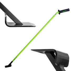 Mantis - Large Pry Bar | Ergonomic Designed Multi - Demolition Pry Bar for Quick Easy Removal of Vinyl, Underlayment, Engineered Hardwood, and Carpet Tack Strips, While Standing on Your Feet.