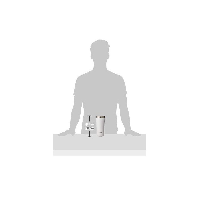 Zoku Vacuum Insulated Stainless Steel Tumbler, 600ml, White