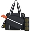 Movker Pickleball Tote Bag for Women Men with Paddle Cover