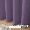 Tollpiz Short Linen Tier Curtains Rod Pocket Semi Sheer Half