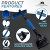 Telescopic Ice Scraper for Car Windscreen with 360 Degree Scratch-Free