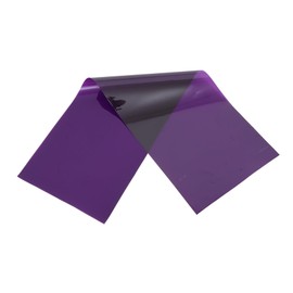 HOMSFOU Color Correction Light Gel Filter Sheet Colored Overlays Transparency Film Plastic Theater Spotlight Color Film Sheet for Lighting Lamp Flashlight Photo Studio Headlight Purple
