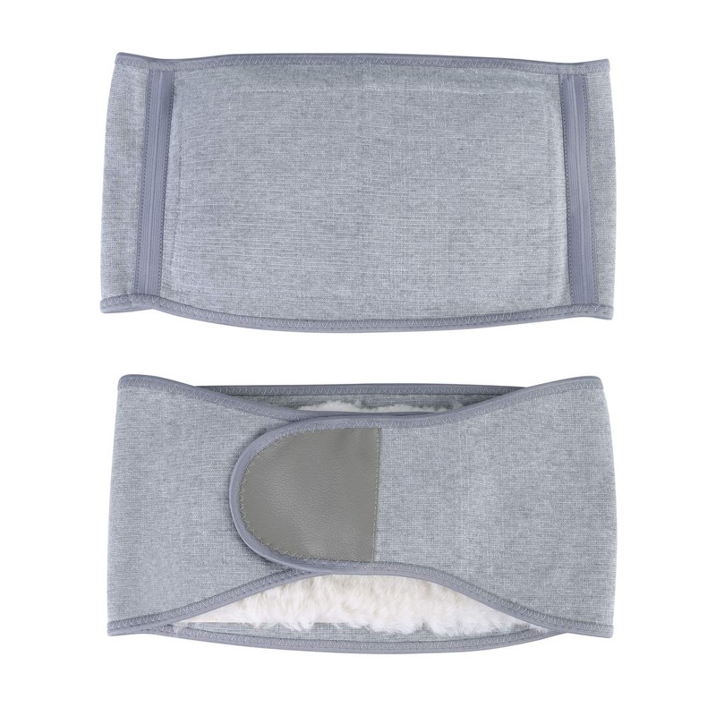 Lumbar Support Belt Winter Back Support Plush Lining Abdominal Belt
