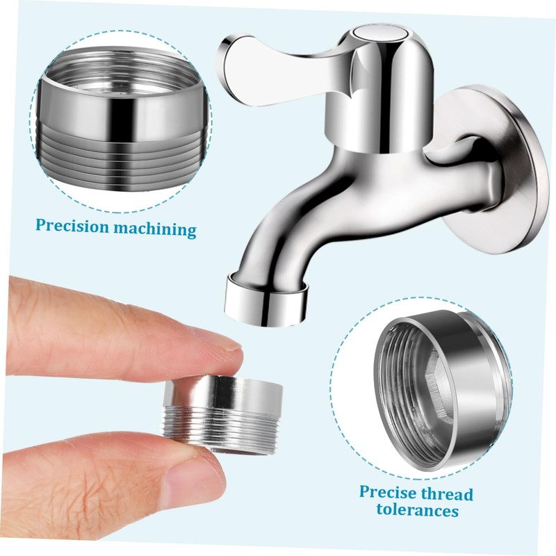 Operitacx 4sets 8pcs Faucet Adapter Kit Durable Faucet to Hose