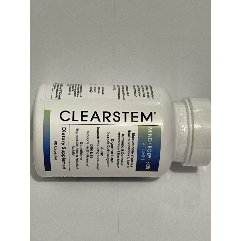 Clearstem (age+acne) MIND-BODY-SKIN Vitamin 90 Capsules Exp :06/2025