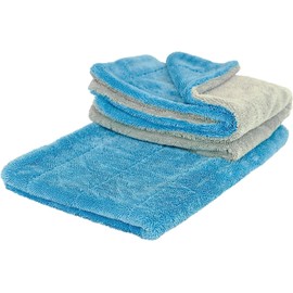 Gliptone Extra Large 20" x 30" Water Goblin Microfiber Car Drying Towel, Dries in One Pass, 3 Count