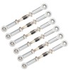 6Pcs Aluminum Alloy Adjustable Push RodsTurnbuckle Rod Linkage Accessories for