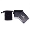 PROSTEEL Men Crucifix Chains Necklace Solid Black Cross Necklace 26